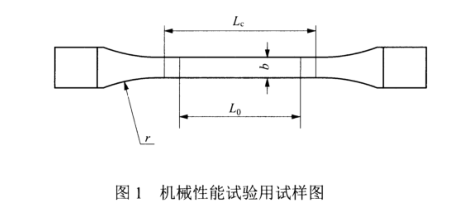 机械性能试验用试样图